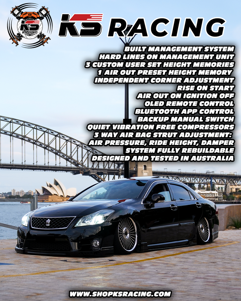 Toyota Sienna XL30 10-20 Premium Wireless Air Suspension Kit - KS RACING — KS Racing Australia