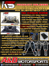 Load image into Gallery viewer, Holden Commodore VX SEDAN Premium Wireless Air Suspension Kit - KS RACING — KS Racing Australia