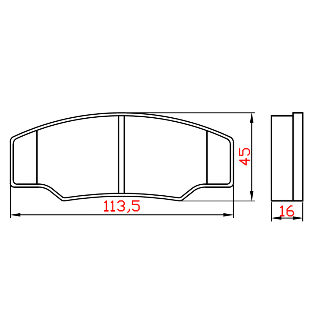 KS Brake Pads for KS Rear 4 Pot Calipers — KS Racing Australia