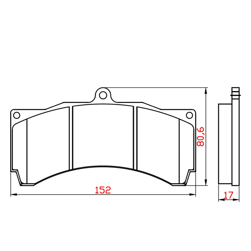 KS Brake Pads for KS Front 6 Pot Calipers — KS Racing Australia