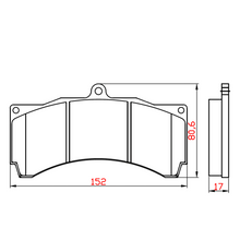 Load image into Gallery viewer, KS Brake Pads for KS Front 6 Pot Calipers — KS Racing Australia