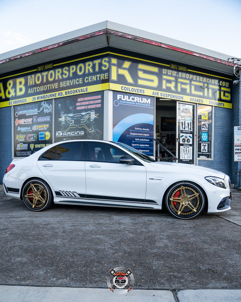 Mercedes Benz C63 C63S AMG W205 Premium Wireless Air Suspension Kit - KS RACING — KS Racing Australia
