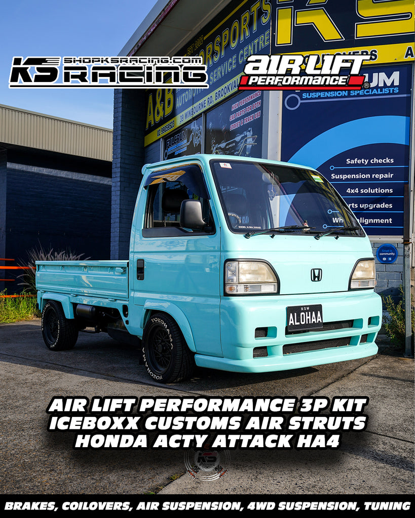 Honda Acty Air Lift Performance 3P Air Suspension with KS RACING Air Struts — KS Racing Australia