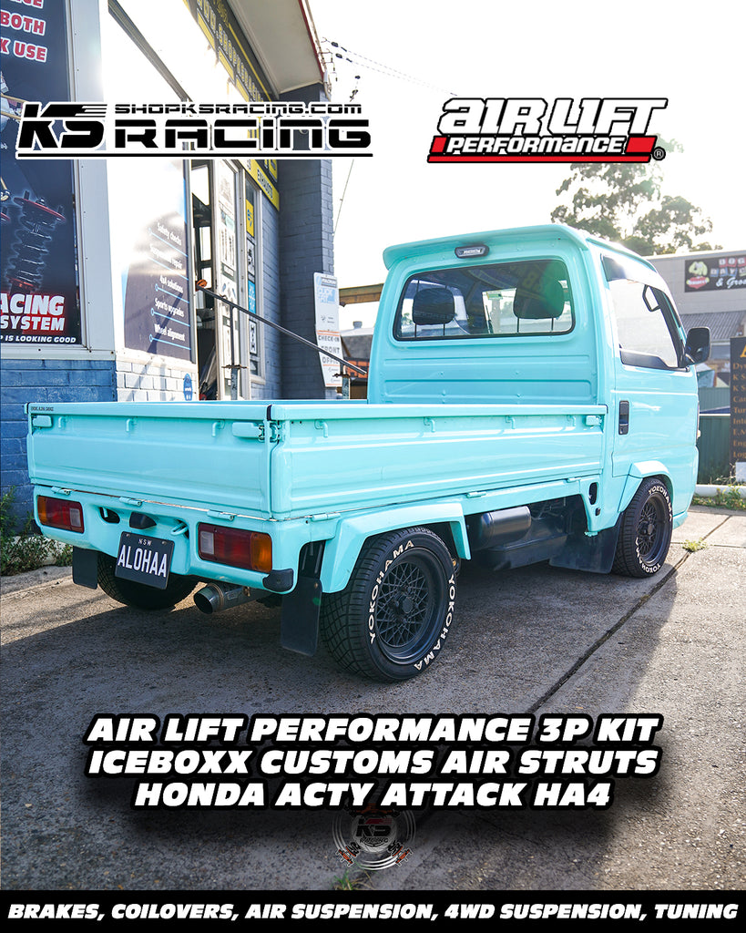 Honda Acty Air Lift Performance 3P Air Suspension with KS RACING Air Struts — KS Racing Australia