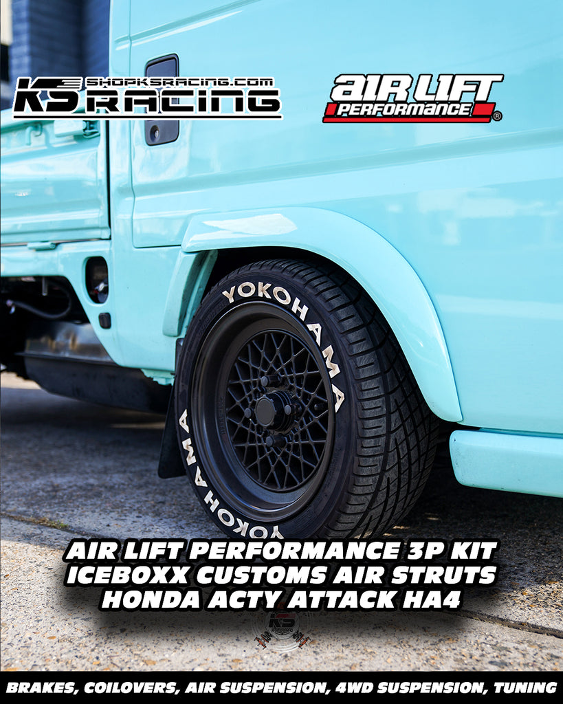 Honda Acty Air Lift Performance 3P Air Suspension with KS RACING Air Struts — KS Racing Australia