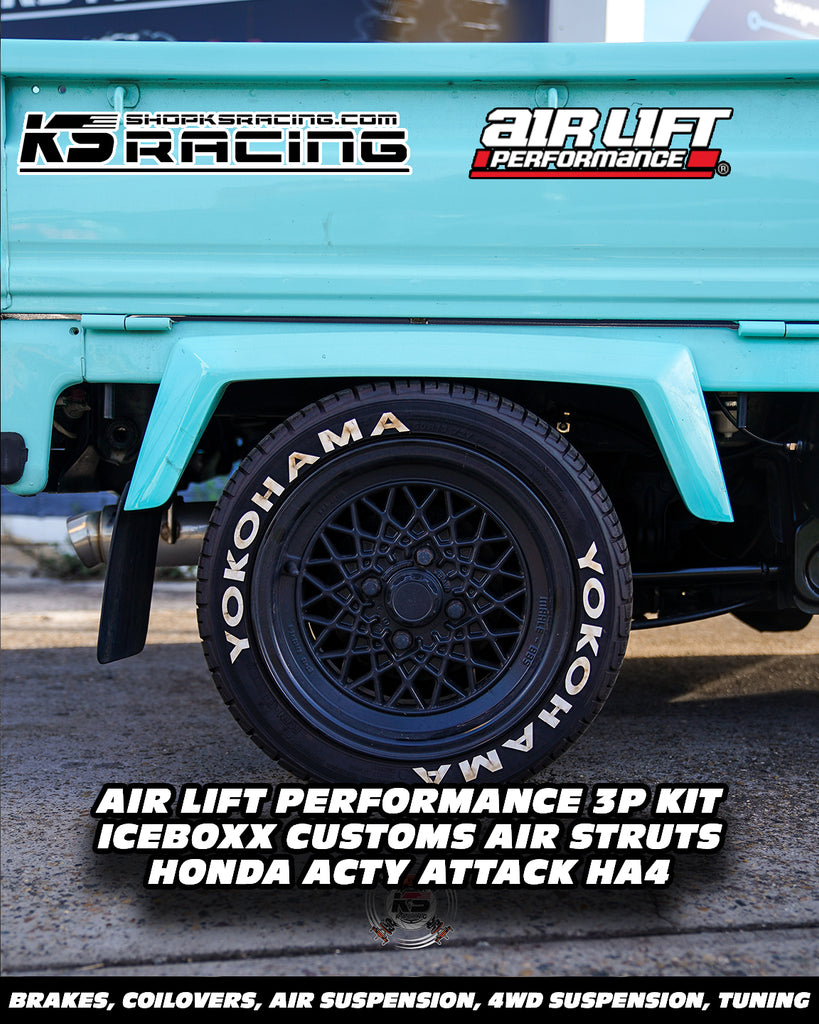 Honda Acty Air Lift Performance 3P Air Suspension with KS RACING Air Struts — KS Racing Australia