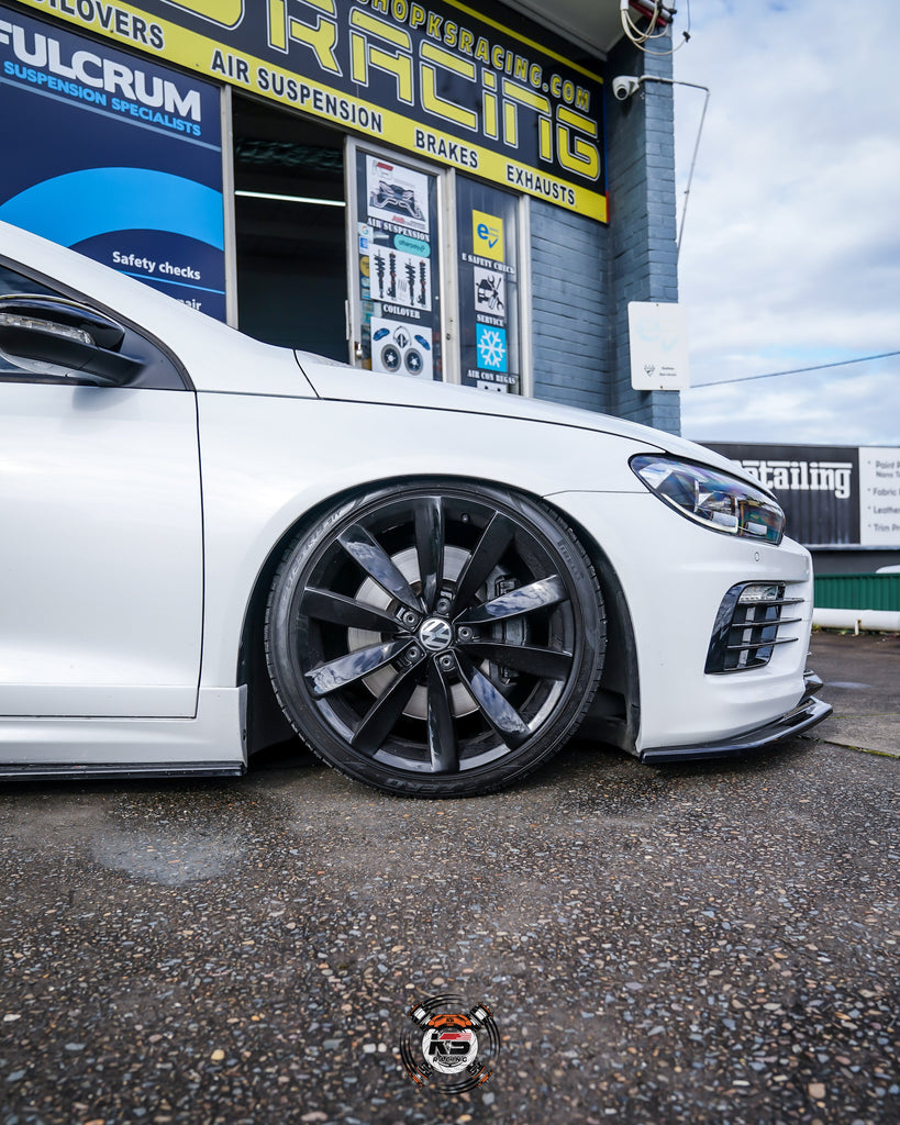 Volkswagen Scirocco R 09-17 Air Lift Performance 3P Single ViAir 444c Air Suspension with KS RACING — KS Racing Australia