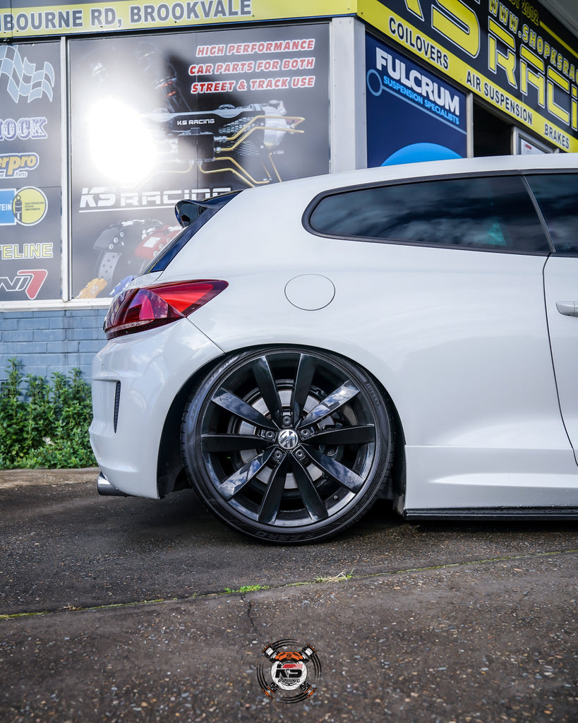 Volkswagen Scirocco 08-17 Air Lift Performance 3P Dual ViAir 444c Air Suspension with KS RACING Air — KS Racing Australia