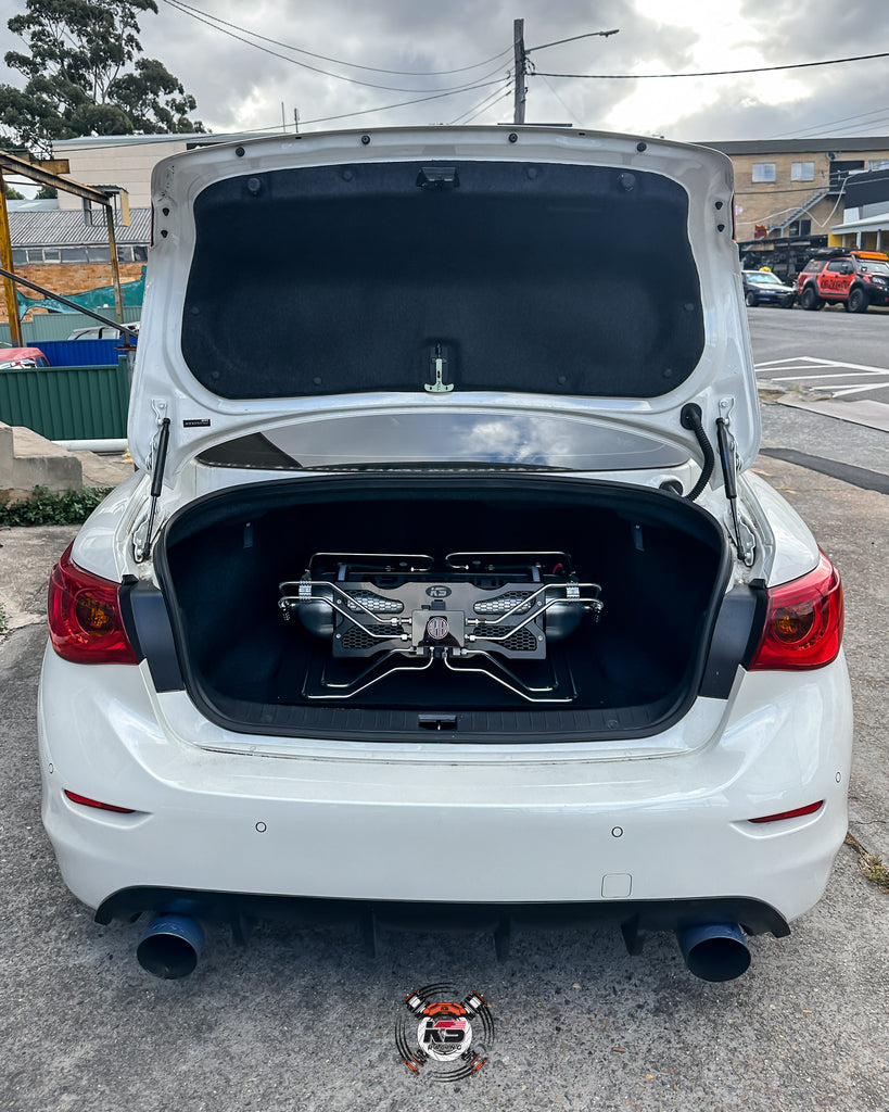 Infiniti Q50 (Fr Fork) V37 13-UP Premium Wireless Air Suspension Kit - KS RACING — KS Racing Australia