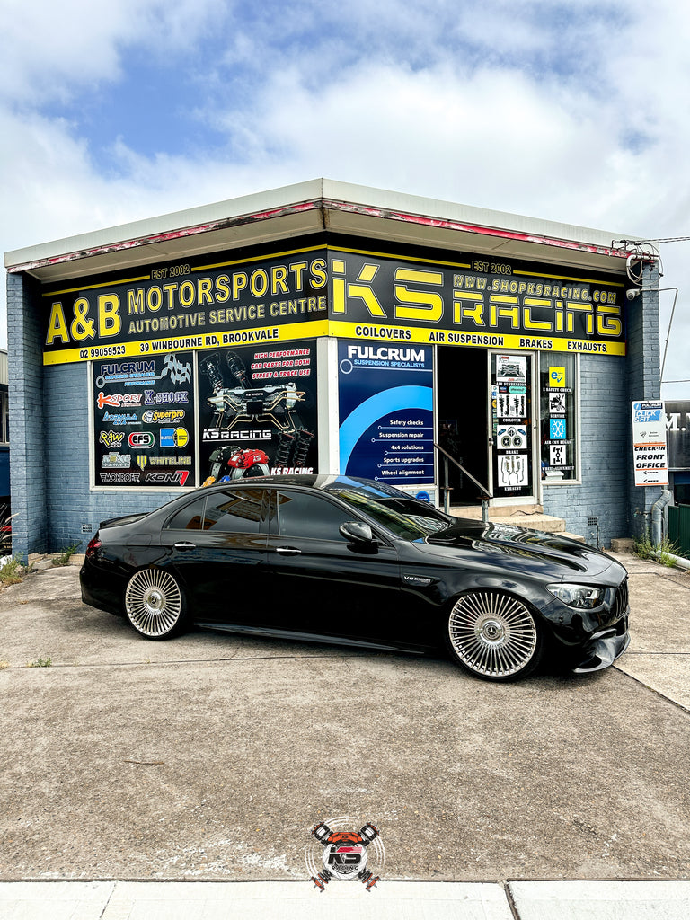 Mercedes Benz E63 AMG AWD W213 16-UP Premium Wireless Air Suspension Kit - KS RACING — KS Racing Australia