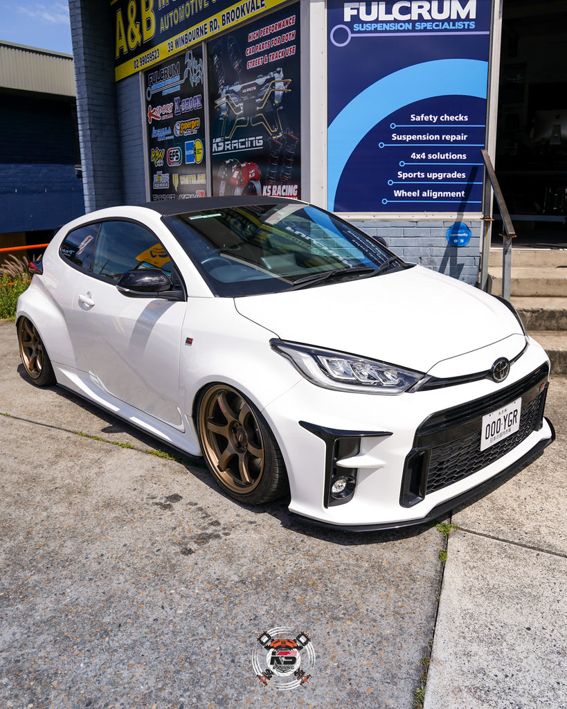 Toyota GR Yaris 20-UP Air Lift Performance 3P Air Suspension with KS RACING Air Struts — KS Racing Australia