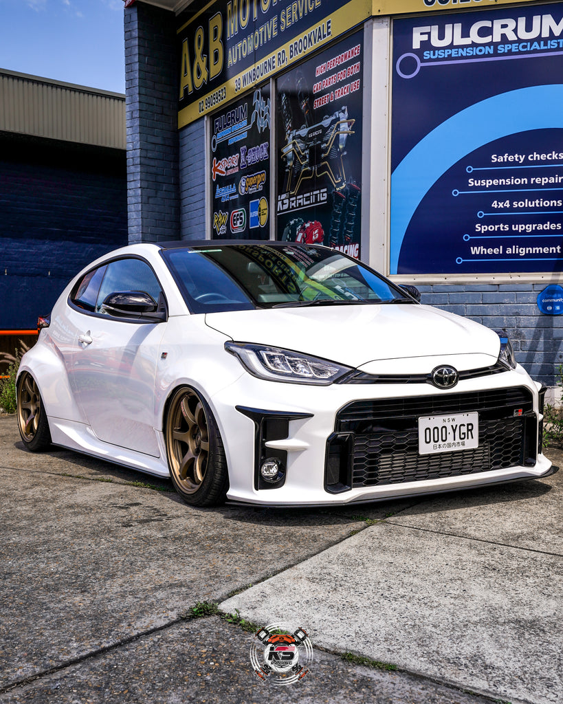 Toyota GR Yaris 20-UP Air Lift Performance 3P Air Suspension with KS RACING Air Struts — KS Racing Australia