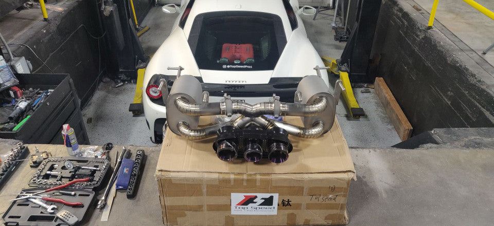 Ferrari F458 Italia 2009-2015 Adaptive Valvetronic Titanium Exhaust — KS Racing Australia