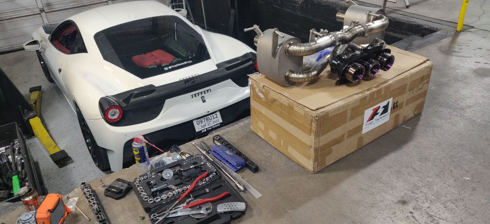 Ferrari F458 Italia 2009-2015 Adaptive Valvetronic Titanium Exhaust — KS Racing Australia