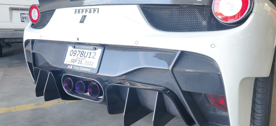 Ferrari F458 Italia 2009-2015 Adaptive Valvetronic Titanium Exhaust — KS Racing Australia
