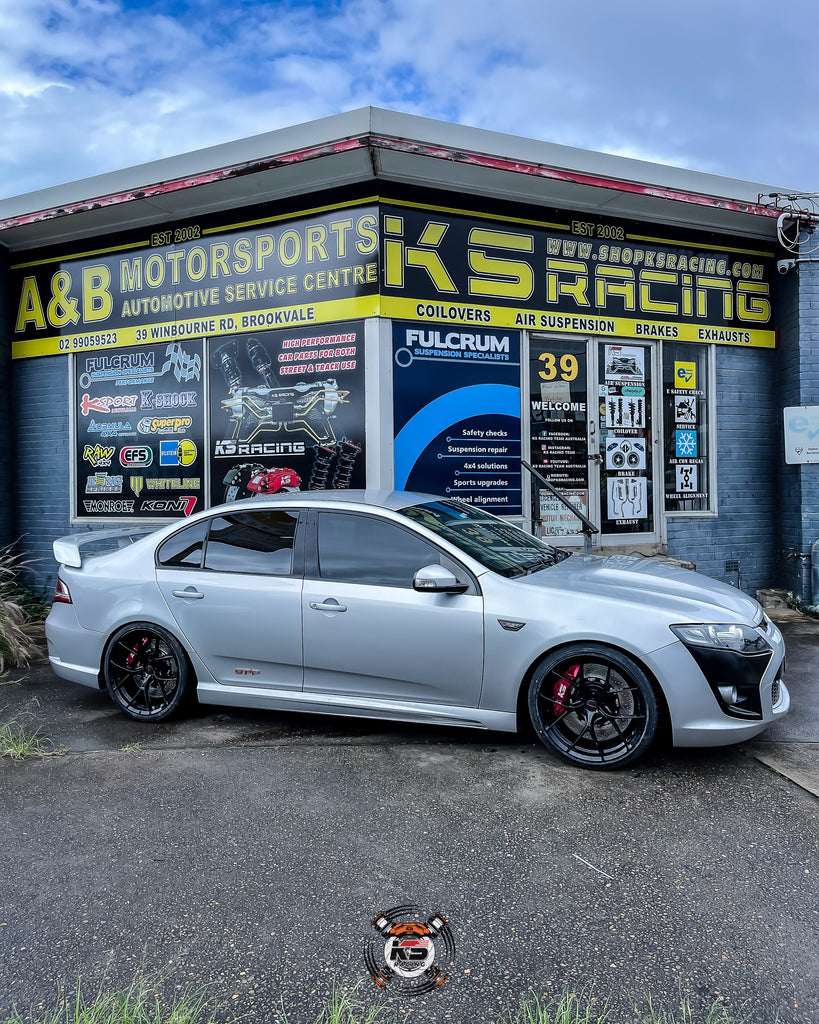 Ford Falcon FG Front Super 8 Pot 405mm Floating Disc - KS RACING BRAKE KIT — KS Racing Australia