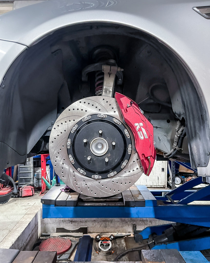 Ford Falcon FG Front Super 8 Pot 405mm Floating Disc - KS RACING BRAKE KIT — KS Racing Australia