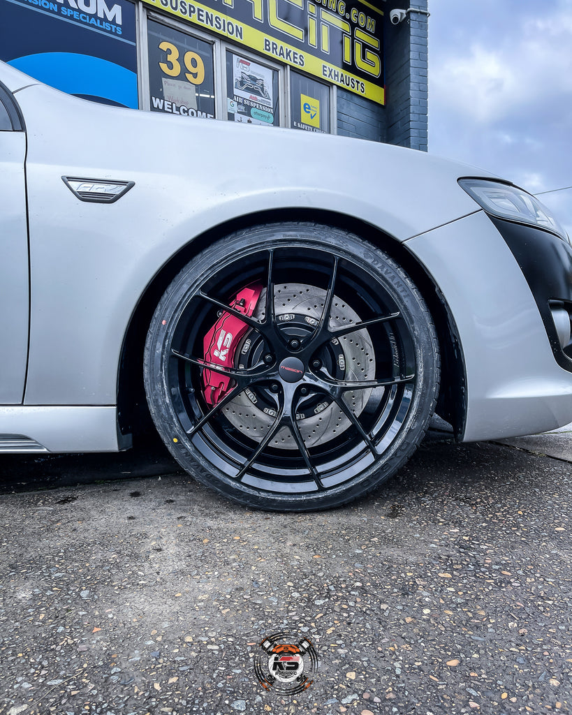 Ford Falcon FG Front Super 8 Pot 405mm Floating Disc - KS RACING BRAKE KIT — KS Racing Australia