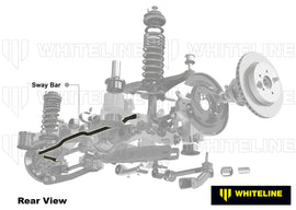 Rear Sway Bar - 22mm 2 Point Adjustable to Suit Hyundai I30 PD - WHITELINE — KS Racing Australia