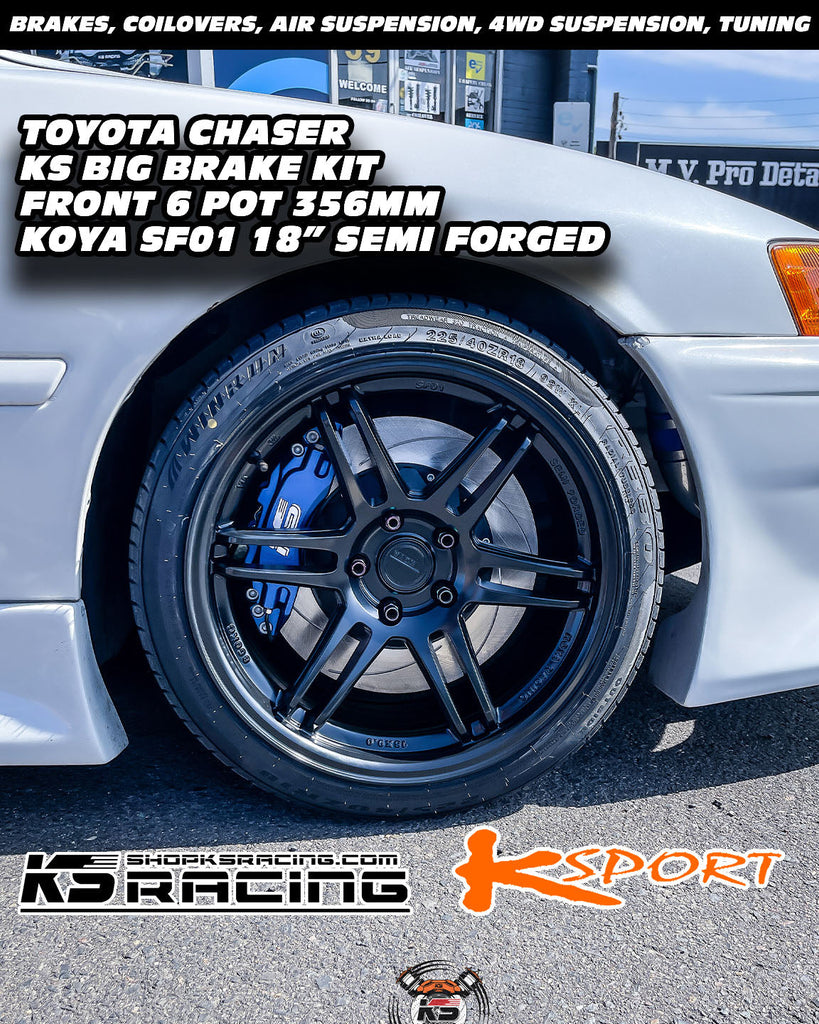 Mitsubishi 3000GT GTO 2WD Front 6 Pot 356mm Disc - KS RACING BRAKE KIT — KS Racing Australia
