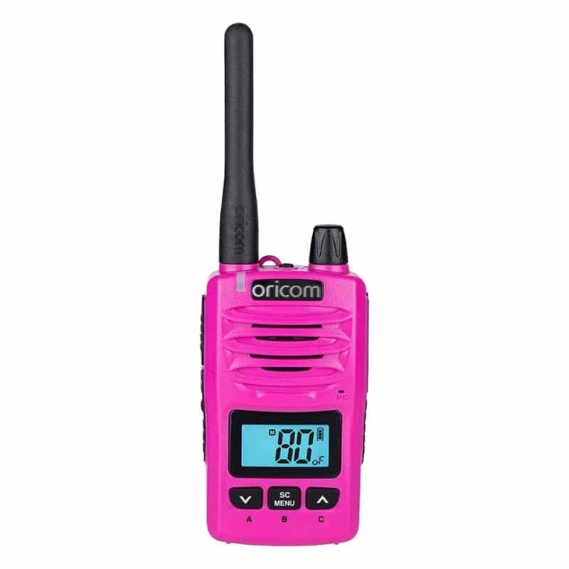 Oricom DTX600 Pink Waterproof IP67 5 Watt Handheld UHF CB Radio — KS Racing Australia