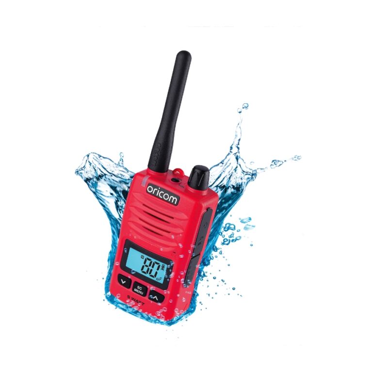 Oricom DTX600 Red Waterproof IP67 5 Watt Handheld UHF CB Radio — KS Racing Australia