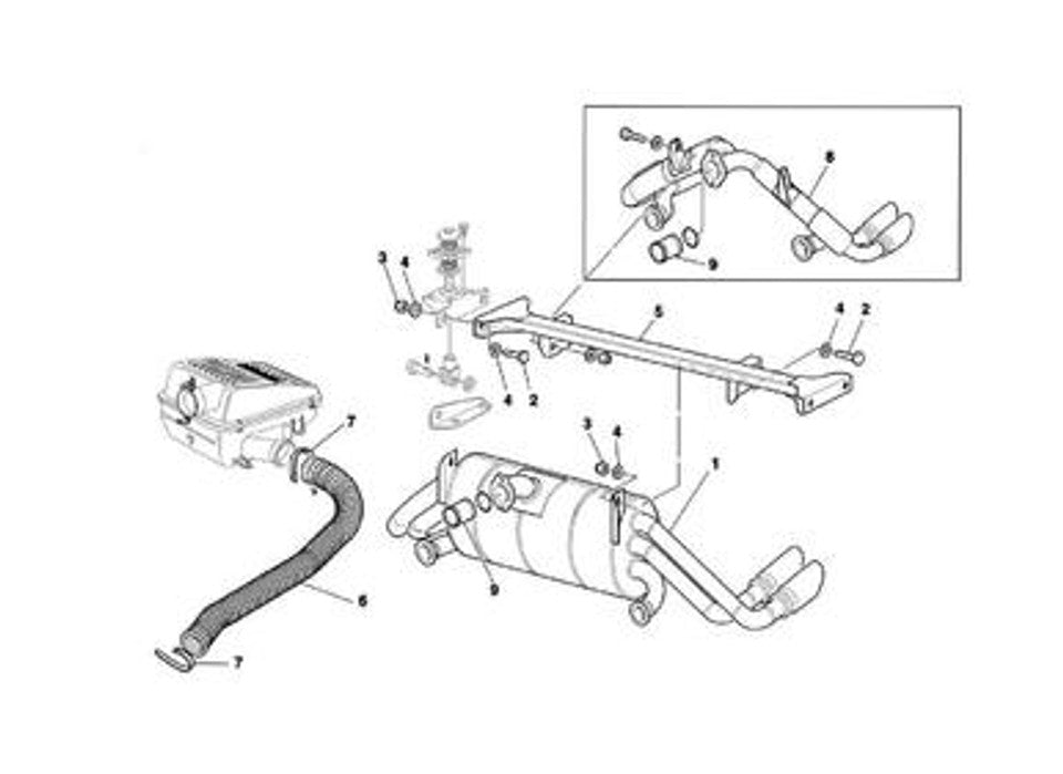 Ferrari F355 GTB GTS Spider 95-99 Challenge Race Exhaust System — KS Racing Australia