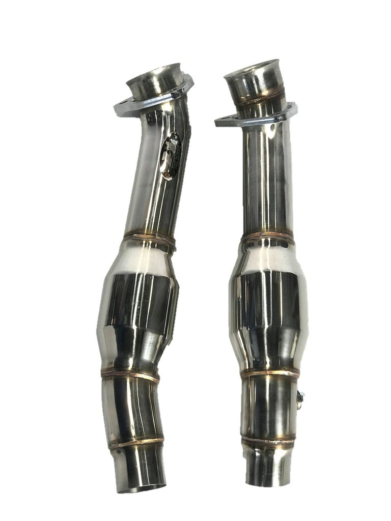 Ferrari F430 430 Coupe Spider 05-09 TOP SPEED PRO-1 Resonated Test Pipe Pipes — KS Racing Australia