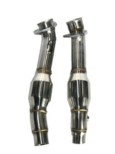 Load image into Gallery viewer, Ferrari F430 430 Coupe Spider 05-09 TOP SPEED PRO-1 Resonated Test Pipe Pipes — KS Racing Australia