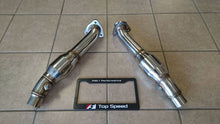 Load image into Gallery viewer, Ferrari F430 430 Coupe Spider 05-09 TOP SPEED PRO-1 Resonated Test Pipe Pipes — KS Racing Australia