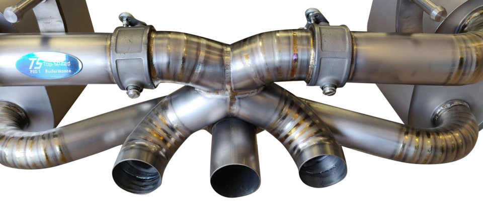 Ferrari F458 Italia 2010-2015 Titanium exhaust system with valve function, titanium upgrade exhaust — KS Racing Australia