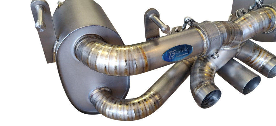 Ferrari F458 Italia 2010-2015 Titanium exhaust system with valve function, titanium upgrade exhaust — KS Racing Australia