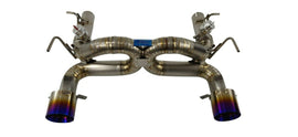 Ferrari F8 Tributo 20-22 Titanium Straight X-Pipe Exhaust with Valves — KS Racing Australia