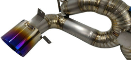 Ferrari F8 Tributo 20-22 Titanium Straight X-Pipe Exhaust with Valves — KS Racing Australia