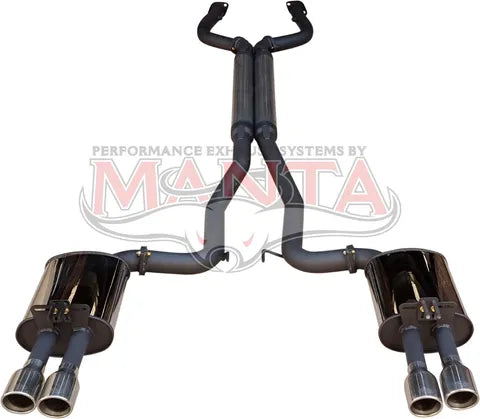 HOLDEN COMMODORE VE VF V8 UTE + WM/WM CAPRICE DUAL 3IN CAT BACK SYSTEM WITH 3.5IN TIPS - MANTA — KS Racing Australia