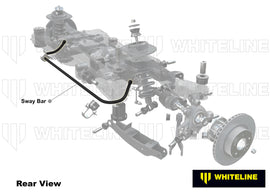 Rear Sway Bar - 22mm 3 Point Adjustable to Suit Holden Commodore VE, VF and HSV - WHITELINE — KS Racing Australia