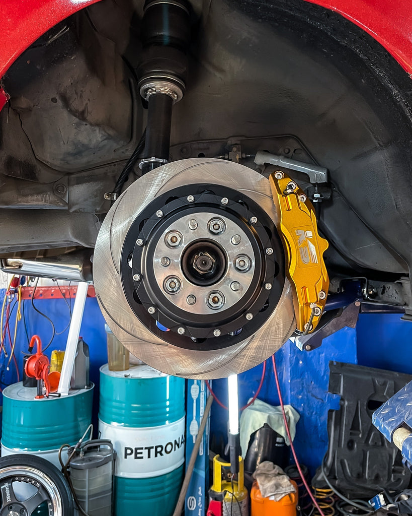 Nissan Skyline V35 Rear 4 Pot 356mm Disc - KS RACING BRAKE KIT — KS Racing Australia