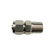 Load image into Gallery viewer, Straight Male 1/4" (6.35mm) x 8mm Airline Adapter Fitting Stainless Steel Air Fitting — KS Racing Australia