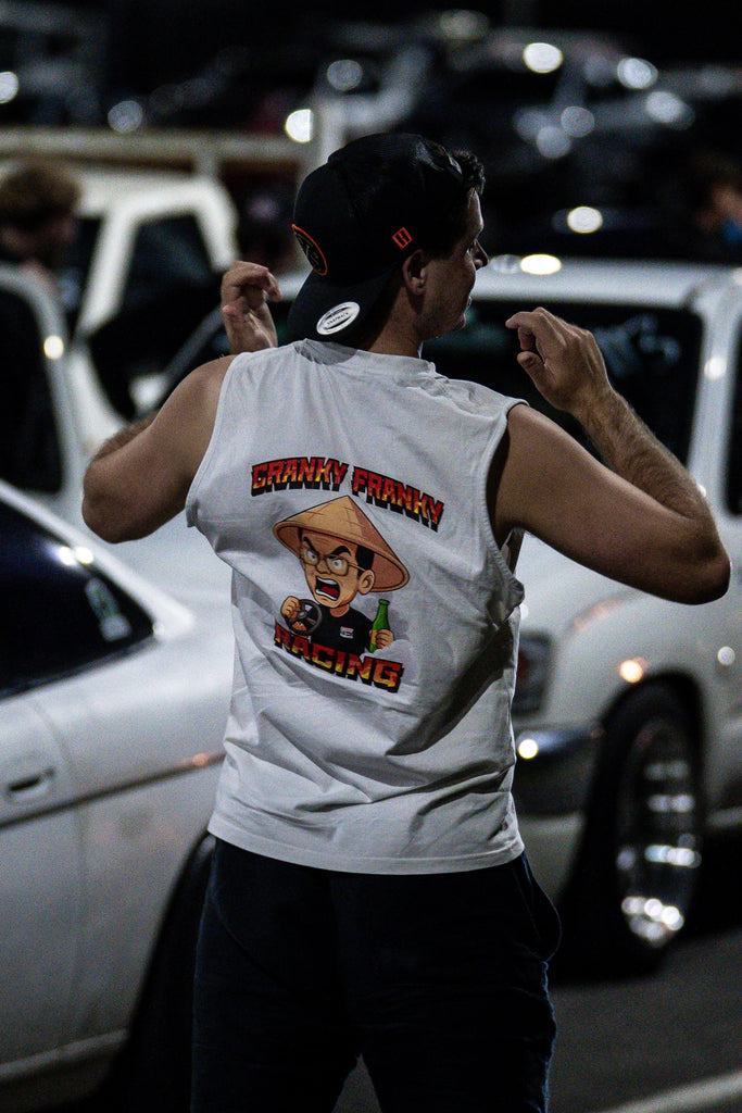 "CRANKY FRANKY RACING" Muscle Tees — KS Racing Australia