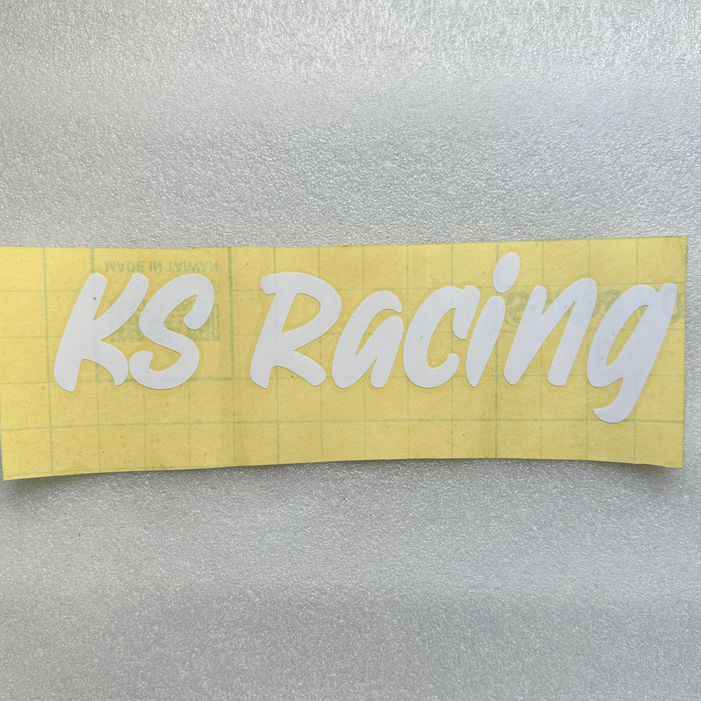 KS RACING 28cm Vinyl Sticker Decal — KS Racing Australia