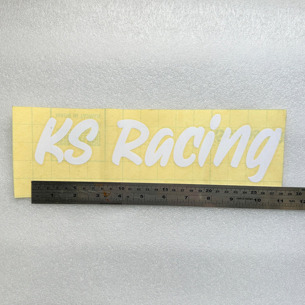 KS RACING 28cm Vinyl Sticker Decal — KS Racing Australia