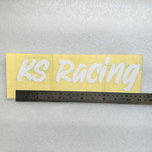 Load image into Gallery viewer, KS RACING 28cm Vinyl Sticker Decal — KS Racing Australia