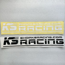 KS RACING 40cm Vinyl Sticker Decal — KS Racing Australia