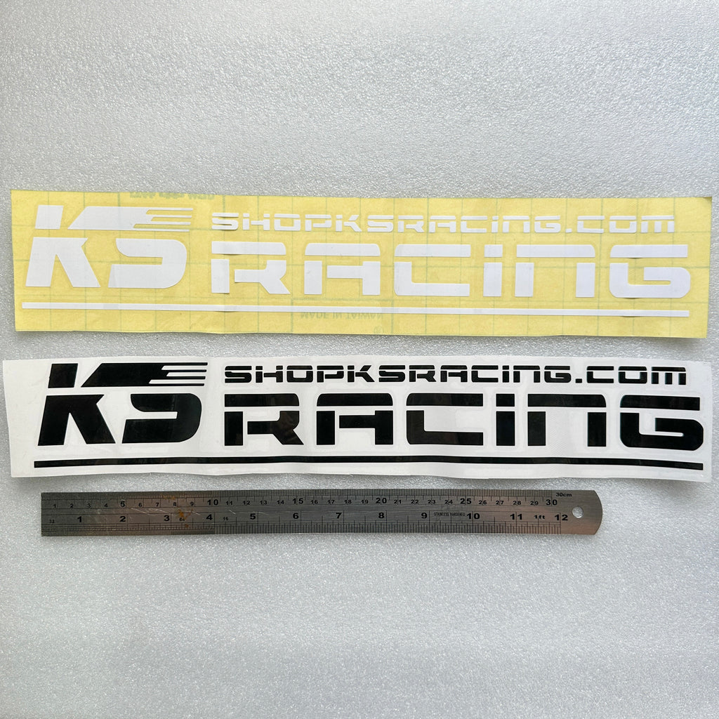 KS RACING 40cm Vinyl Sticker Decal — KS Racing Australia