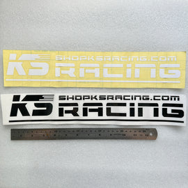 KS RACING 40cm Vinyl Sticker Decal — KS Racing Australia