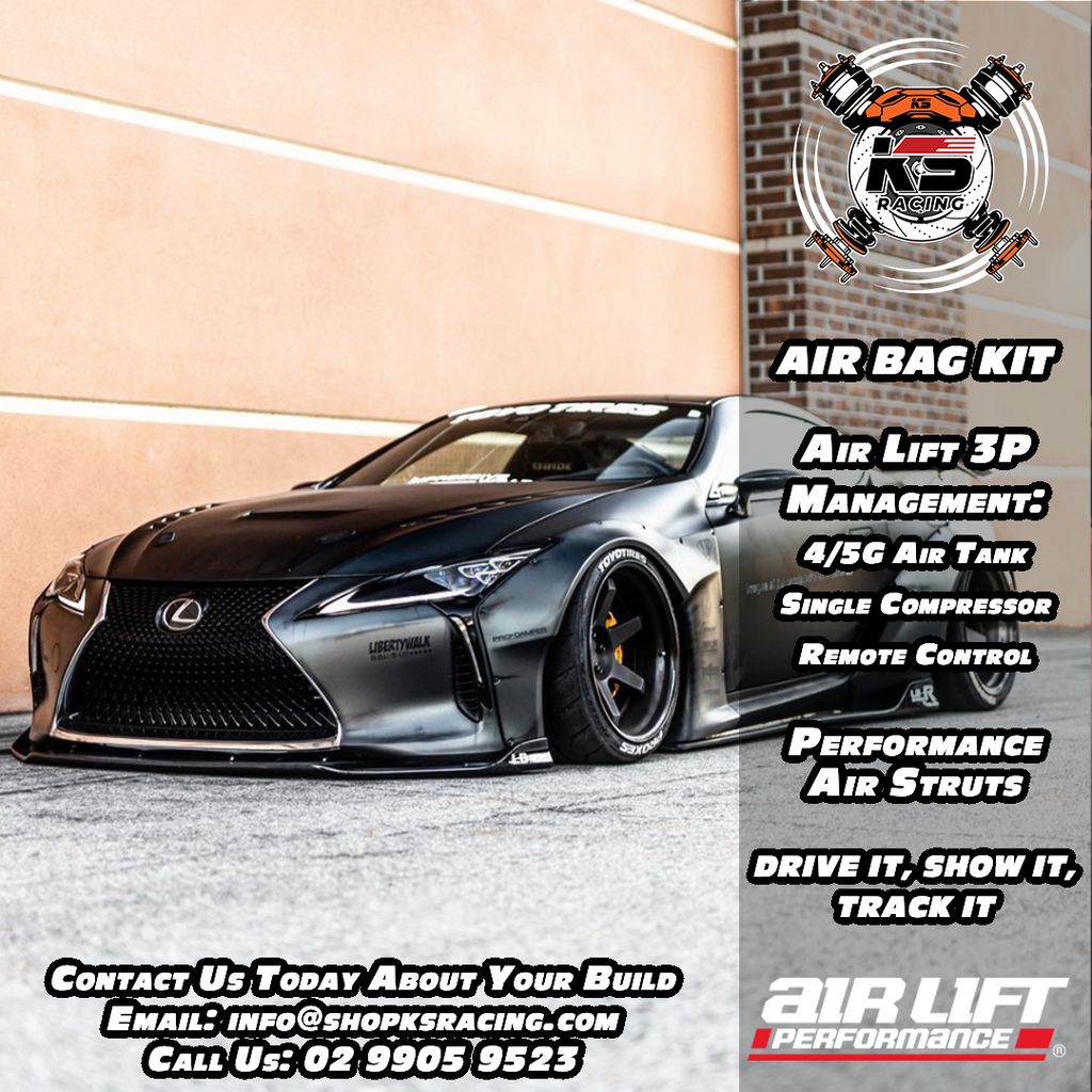 Cadillac SLS 06-13 Air Lift Performance 3P Air Suspension with KS RACING Air Struts — KS Racing Australia