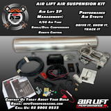 Holden Commodore VE Air Lift Performance 3P Air Suspension with KS RACING Air Struts