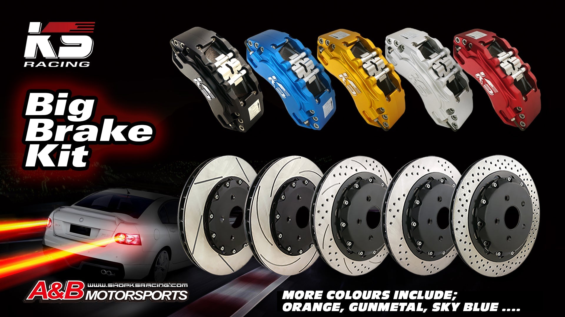 Holden Commodore VF Front 6 Pot 356mm Disc - KS RACING BRAKE KIT — KS Racing Australia