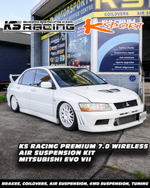 Mitsubishi Lancer Evolution 7 01-02 Premium Wireless Air Suspension Kit - KS RACING — KS Racing Australia