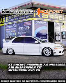 Mitsubishi Lancer Evolution 7 01-02 Premium Wireless Air Suspension Kit - KS RACING — KS Racing Australia